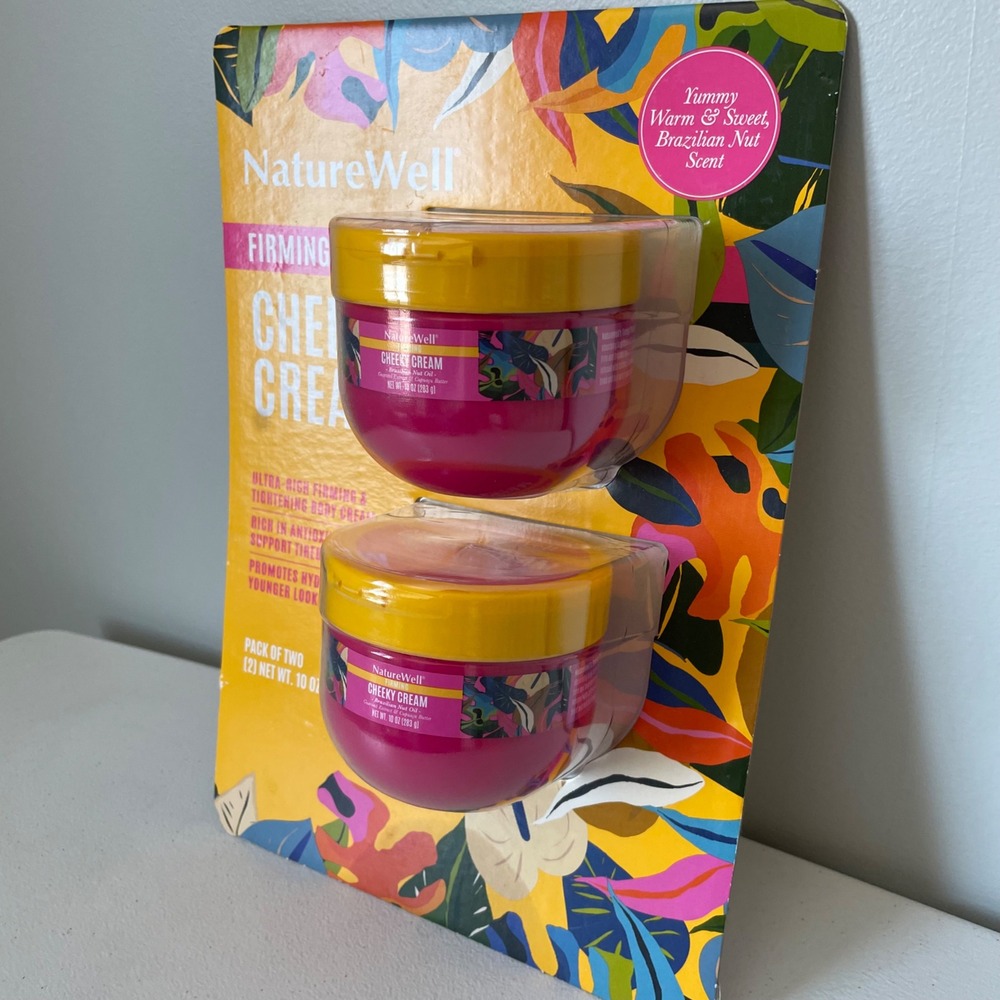 NatureWell Firming Cheeky Cream Ultra Rich Hydrating Body Lotion Twin Pack - Picture 3 of 5